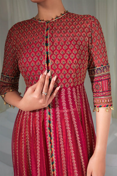 EMBROIDERED CHIFFON UC-3003
