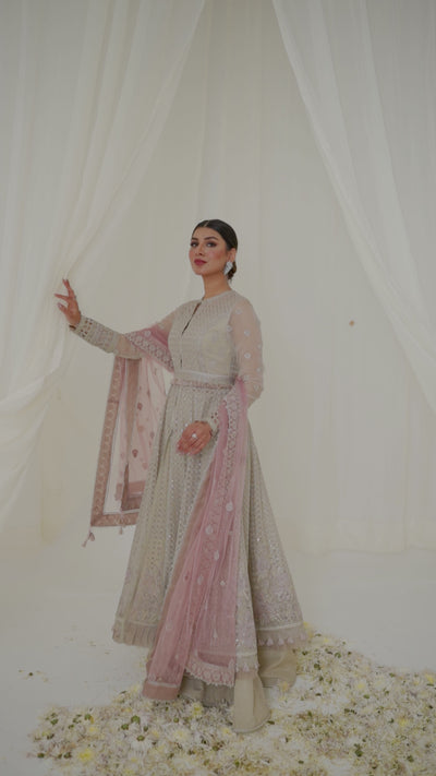 EMBROIDERED CHIFFON UC-3008